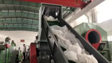 Linea di granulazione di lavaggio per riciclaggio di plastica di scarto di film agricolo LDPE